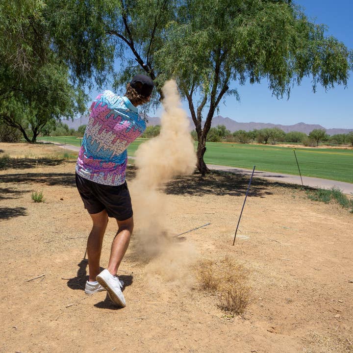 Shank It Golf - Wholesale Polo - Men's - Ice Cream Drip Polo