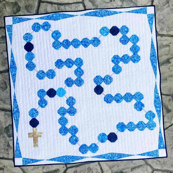 Faith and Fabric - Wholesale Quilt - Quilt Pattern: Rosary Quilt1