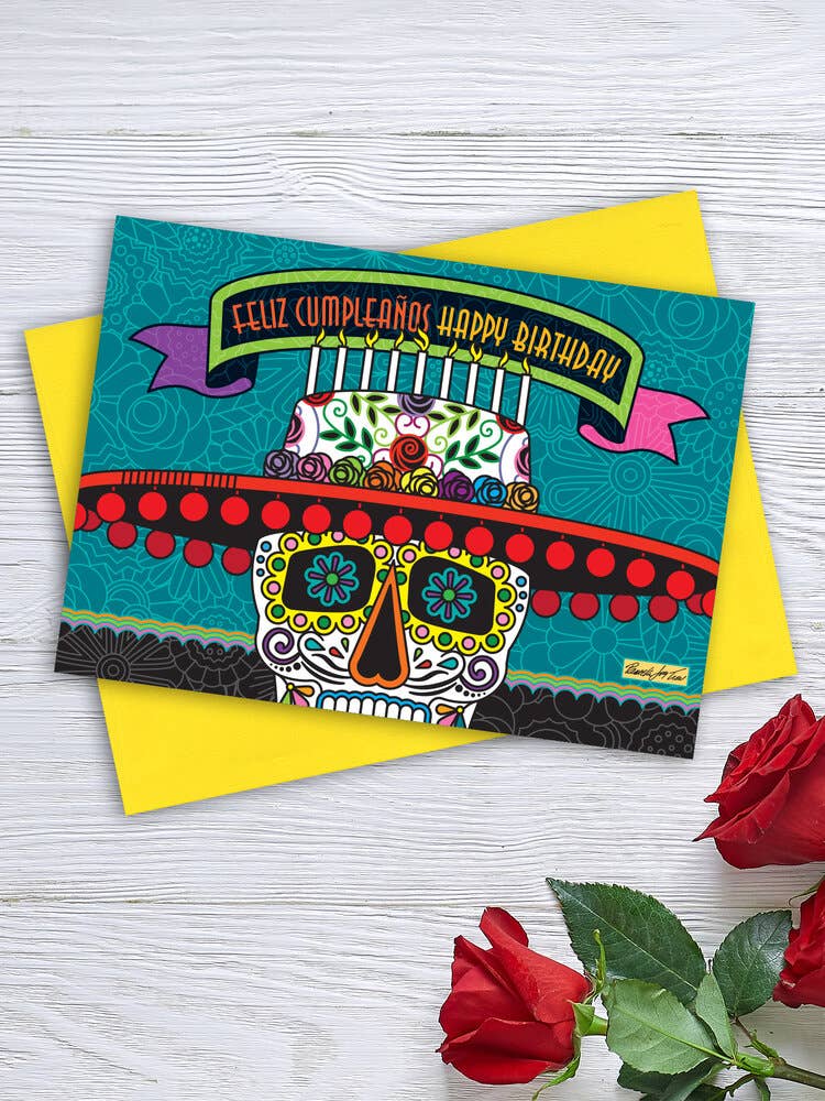 The Art of Pamela Joy Trow – Engroshandel Fødselsdagskort – Mariachi Fødselsdag Lykønskningskort1