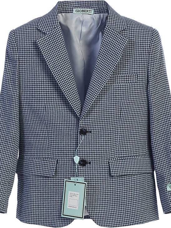 b-one inc - Wholesale Blazer - Kids - Boys and Kids Houndstooth Blazer Jacket GB-BLZ-HT1