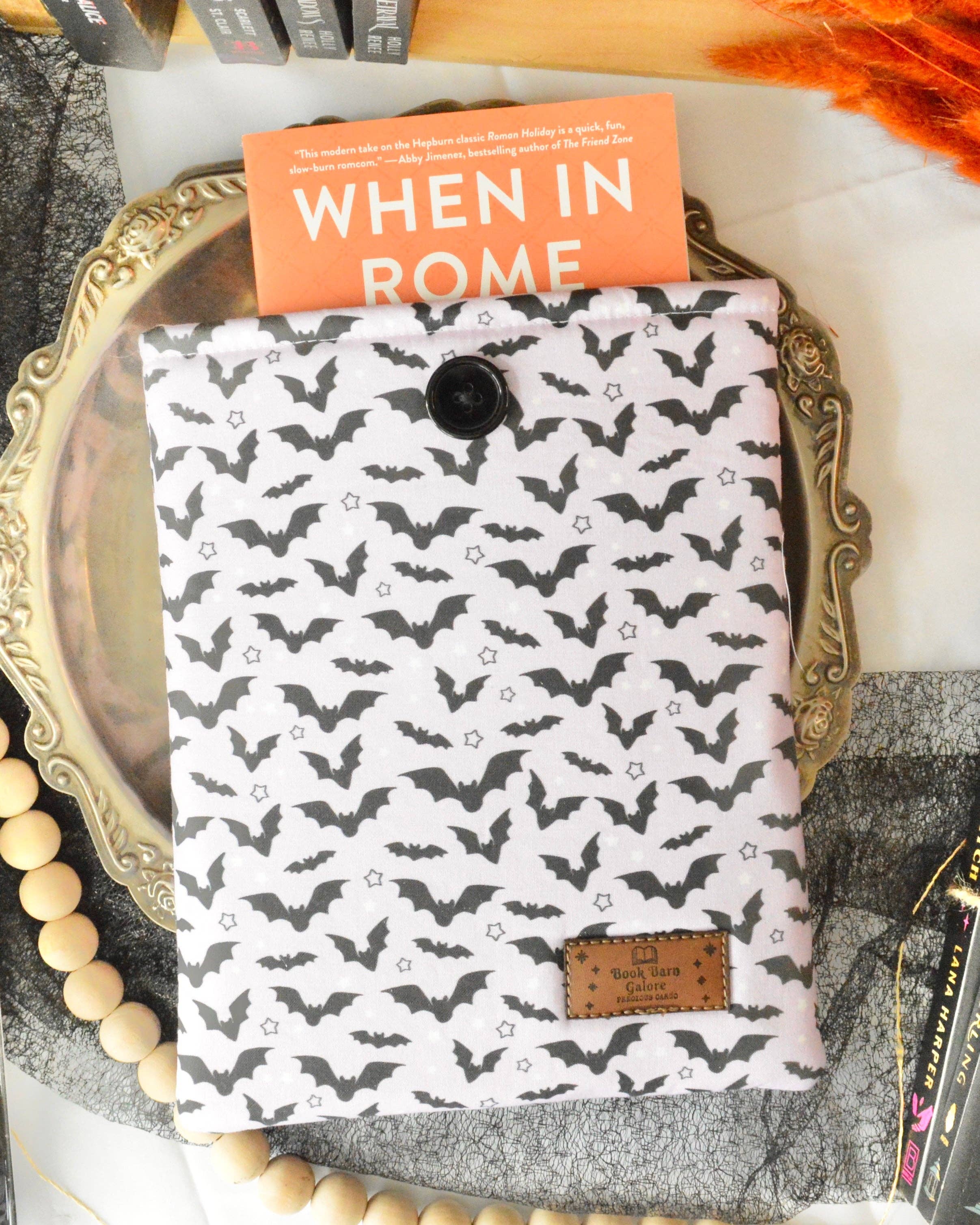 Book Barn Galore - Wholesale Book Cover - Lavender Bats Book Sleeve0