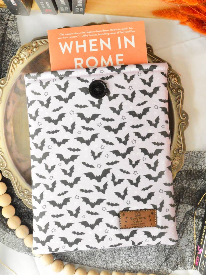 Lavender Bats Book Sleeve for wholesale by Book Barn Galore