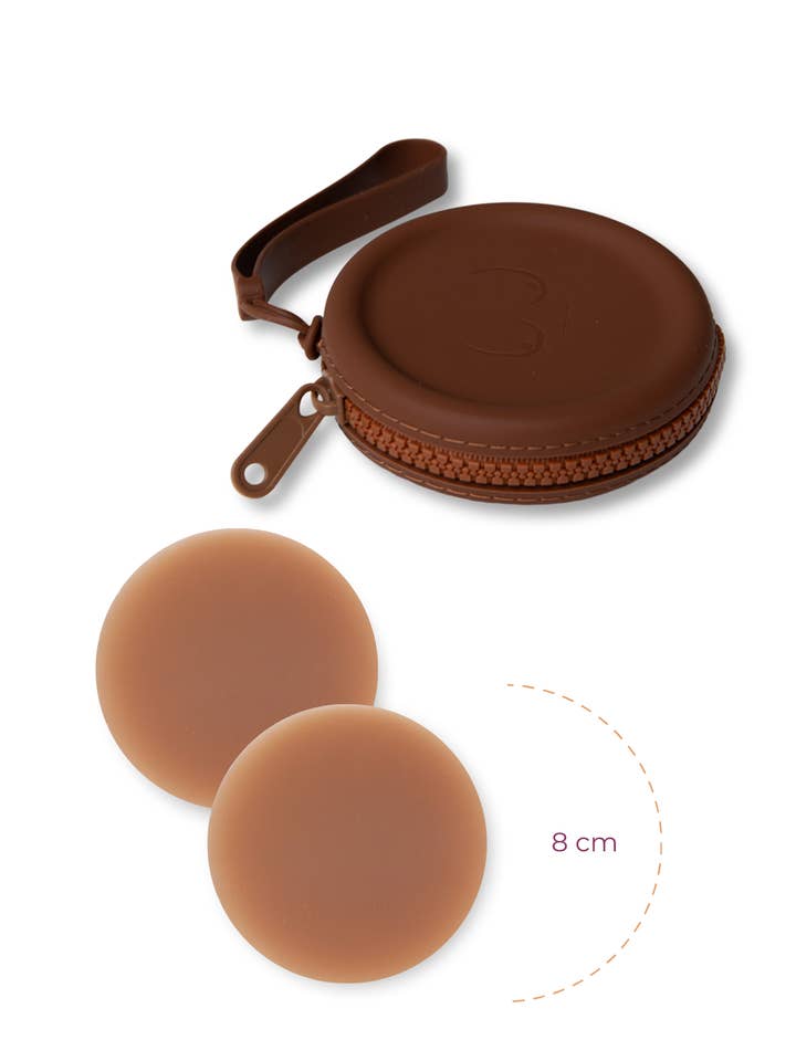 Boob-eez - Wholesale Nipple Pasties - Women's - x1 Silicone Travel Case + x1 Pair of "Headlight Hiders"15