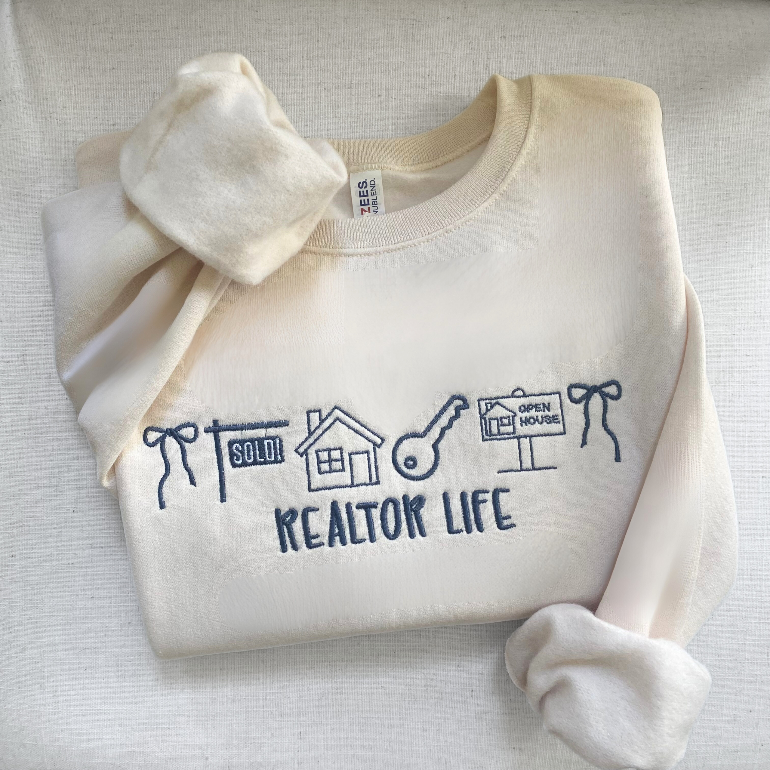 The Vollenweider Co. - Wholesale Sweatshirt - Women's - Embroidered Realtor Life Sweatshirt0