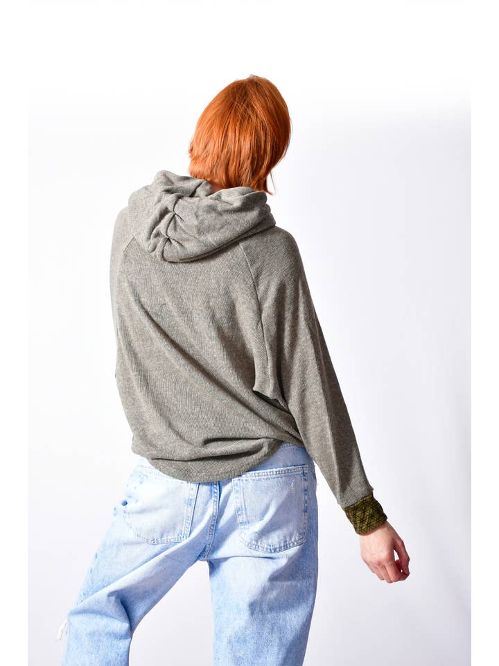 Humanity Centred Designs - Vente Sweat-shirt – femme - Sweatshirt d'hiver doux en tricot SoftKnit Cozy _J 1619