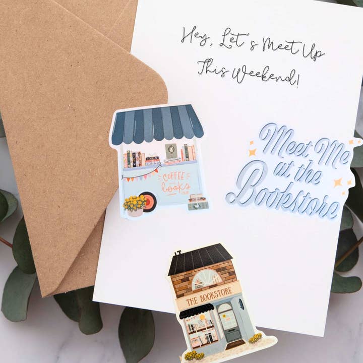 Elegance Create - Wholesale Sticker - Coffee and Books Cart Sticker5