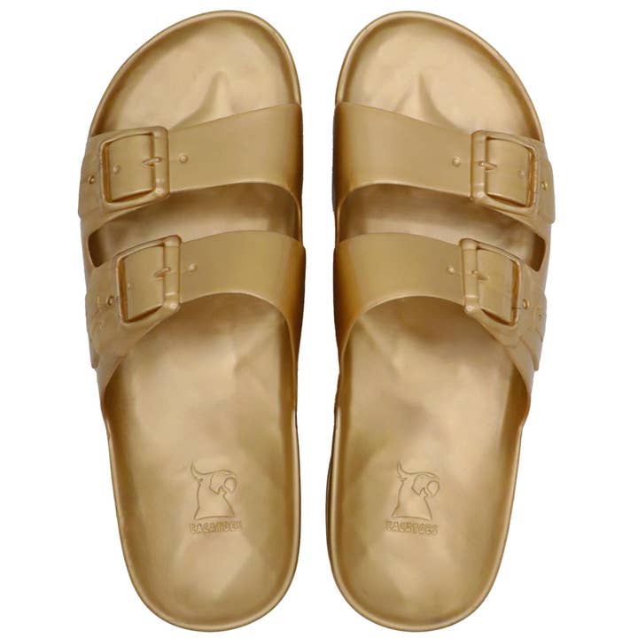 Cacatoès Anjo Metallic Gold Jelly Scented Sandals-Women for wholesale by Cacatoès