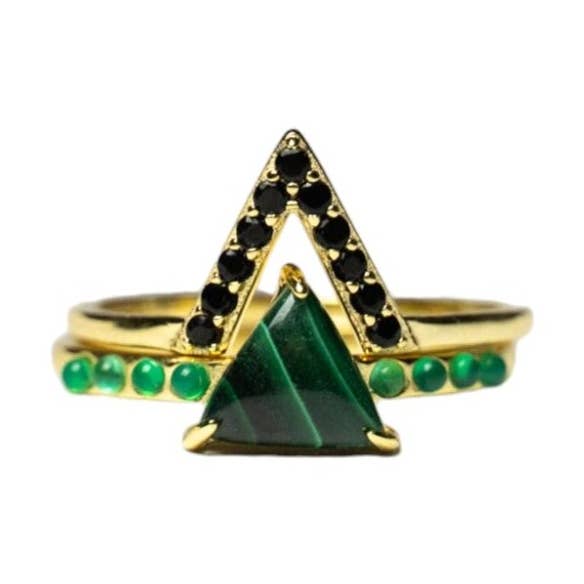 Verdant Prism Ring for wholesale by Benny Loves Stella