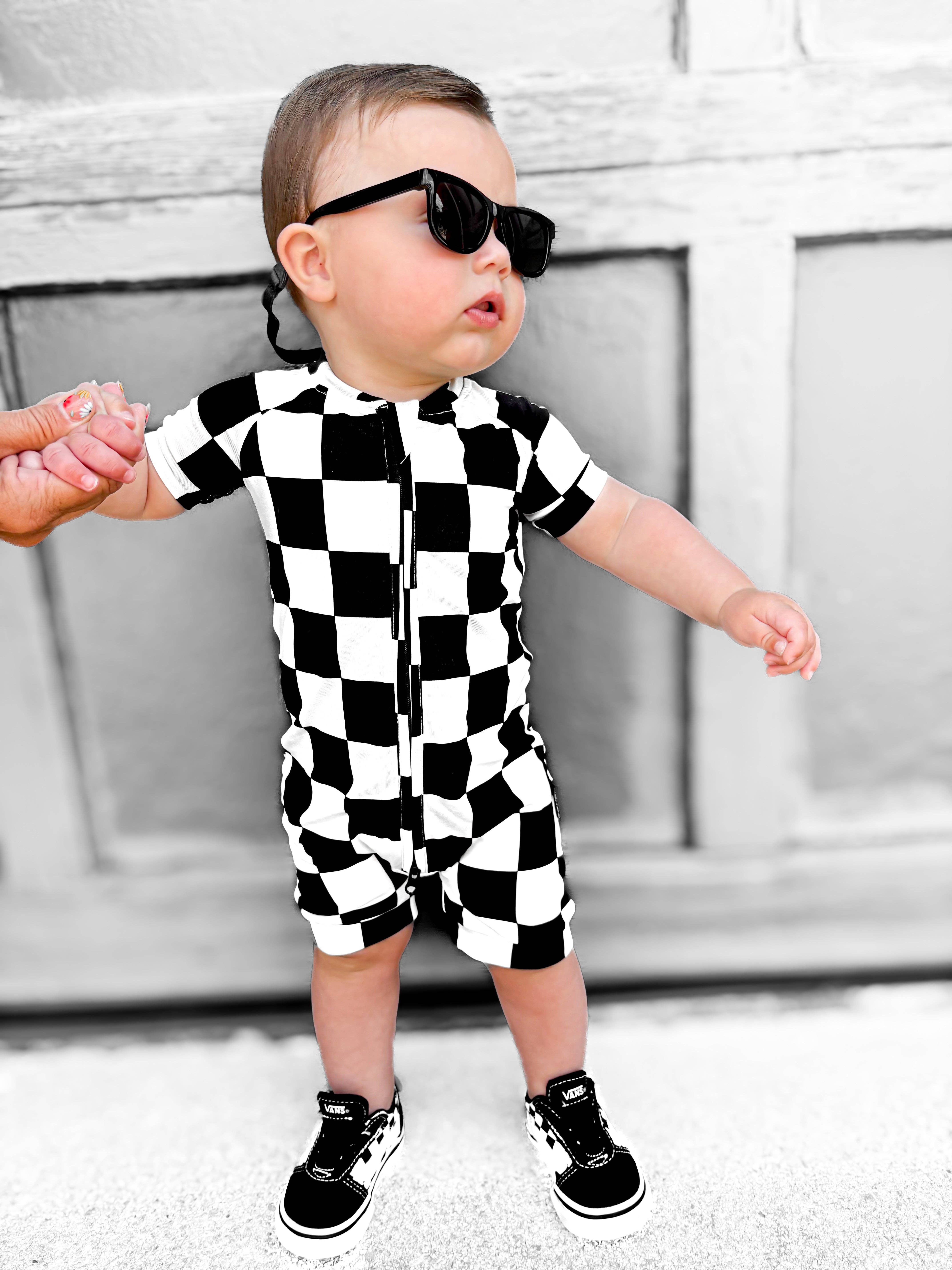 Rebel Bro – Engroshandel Romper - Baby – Bambus Zippy Shortie i Venedig4