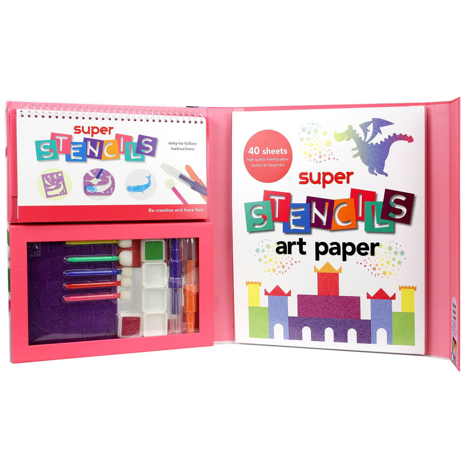 SpiceBox Product Development LTD - Wholesale Art Set - Kids & Baby - Petit Picasso Super Stencils1