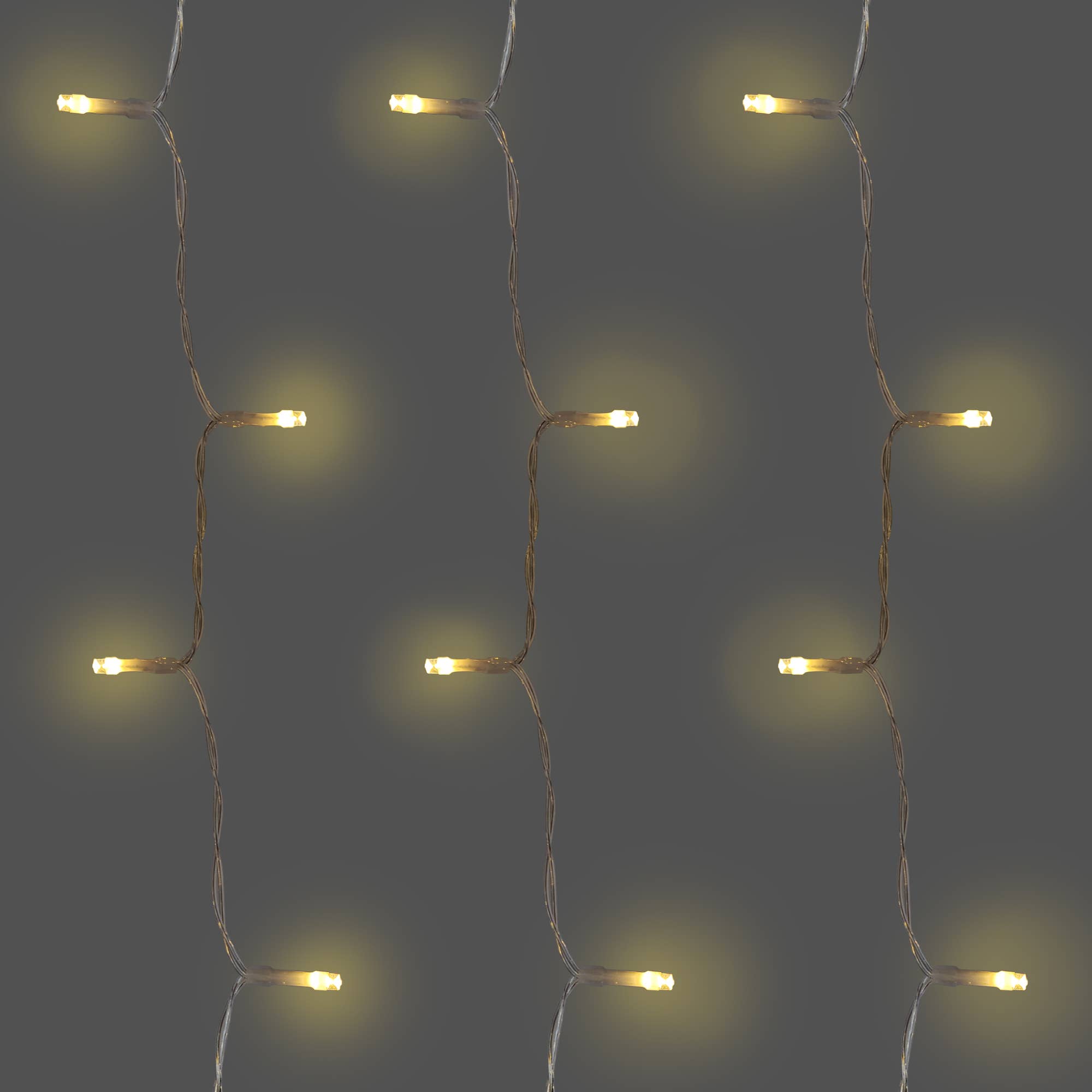 LumaBase - Wholesale String Lights - Electric LED Curtain Lights - Soft White2