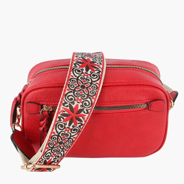 MiMi Wholesale - Wholesale Crossbody Bag - Women's - Boho Guitar Strap Women's Crossbody Bag4