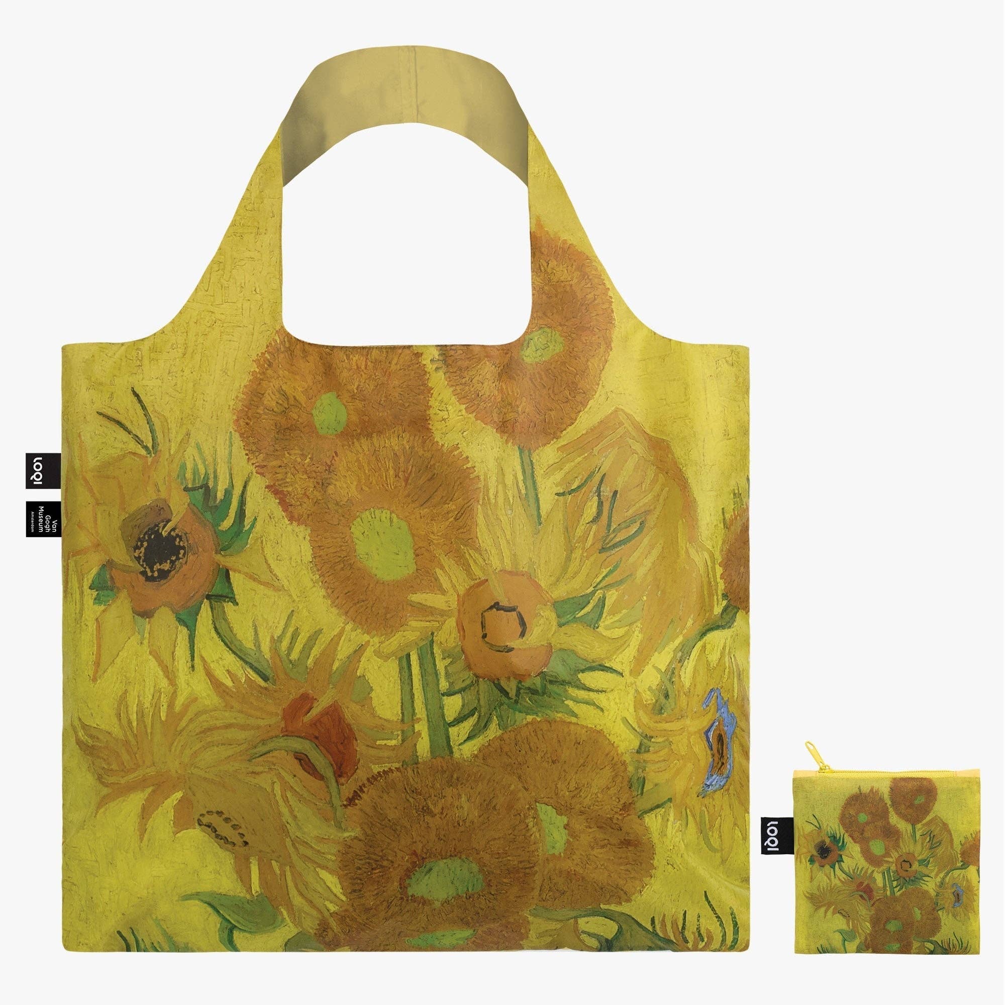 LOQI LLC - Wholesale Tote Bag - Unisex - VINCENT VAN GOGH Sunflowers Recycled Bag1