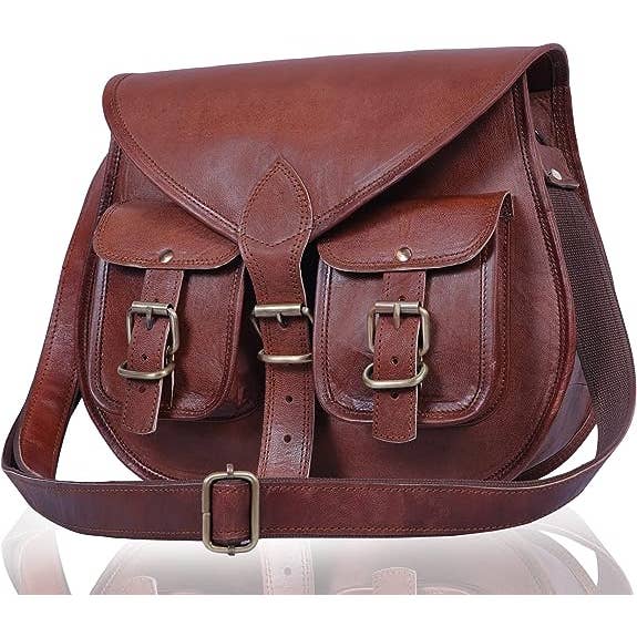Leather Genuine Tote Vintage Crossbody Bag for wholesale by Anuent