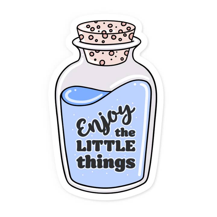 Njut av små saker klistermärke för wholesale av The Retail Supply