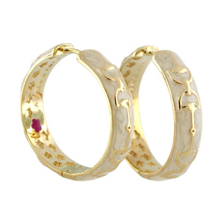 Equestrian Stirrup Earrings for wholesale by Lauren G Adams