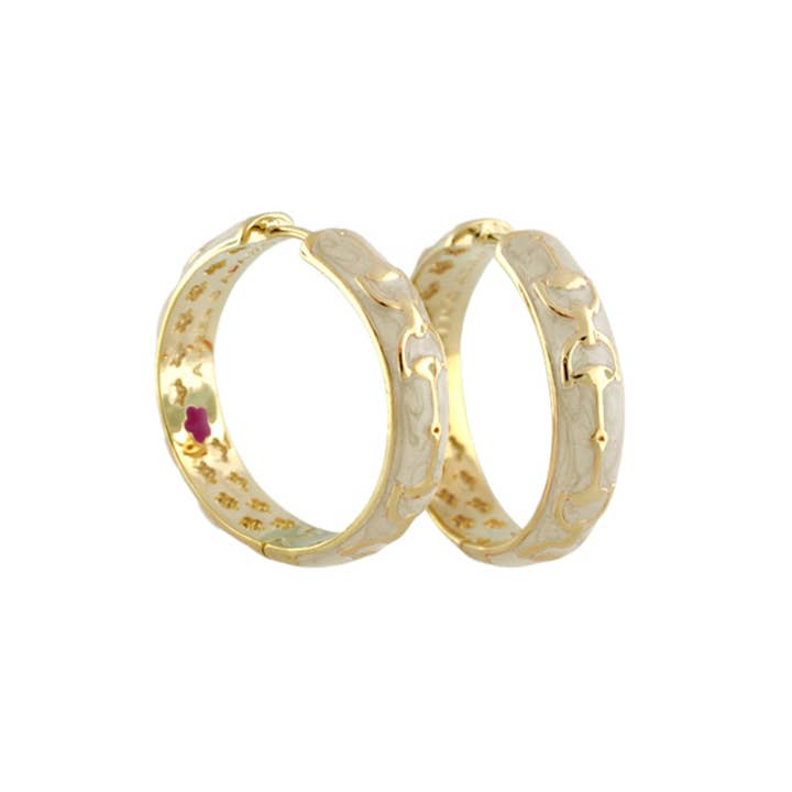 Equestrian Stirrup Earrings for wholesale by Lauren G Adams