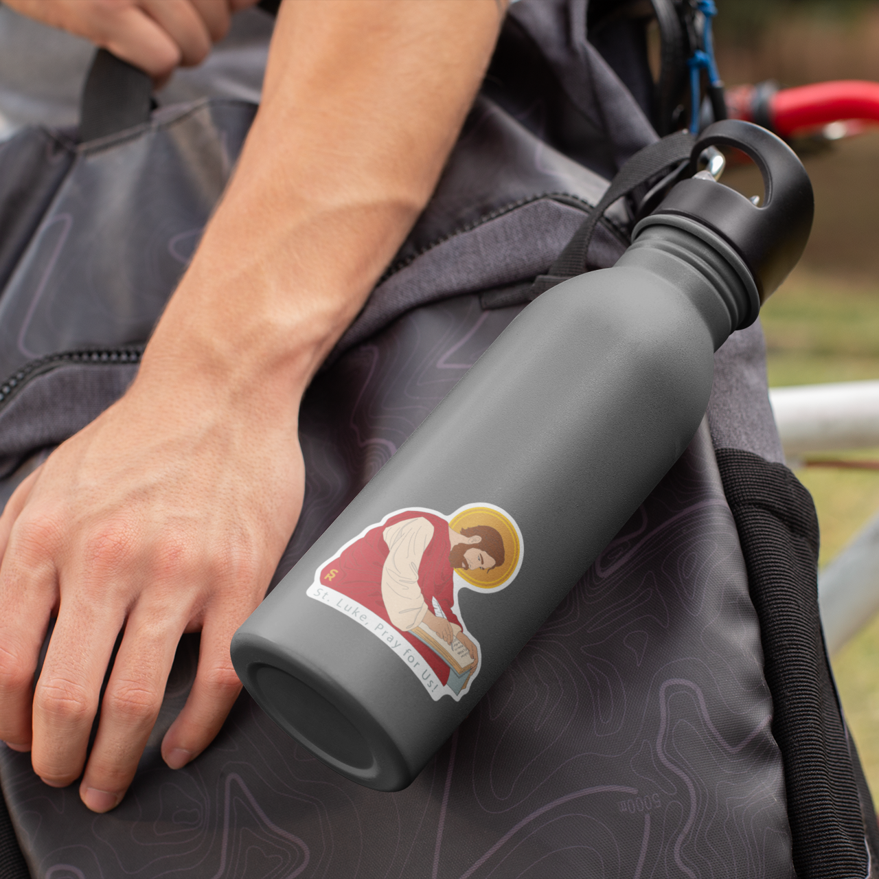 Sock Religious - Wholesale Sticker - St. Luke Sticker1