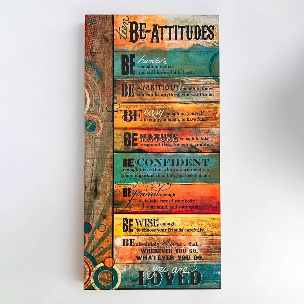 Abbey + CA Gift - Wholesale Plaque - Teen Be-attitudes Plaque4