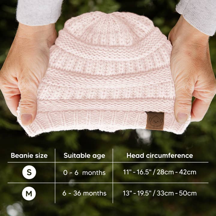 KeaBabies - Wholesale Newborn/Knit Hat - Baby - KeaBabies 3-Pack Warmzy Baby Beanies (Sweet Pea, M)
