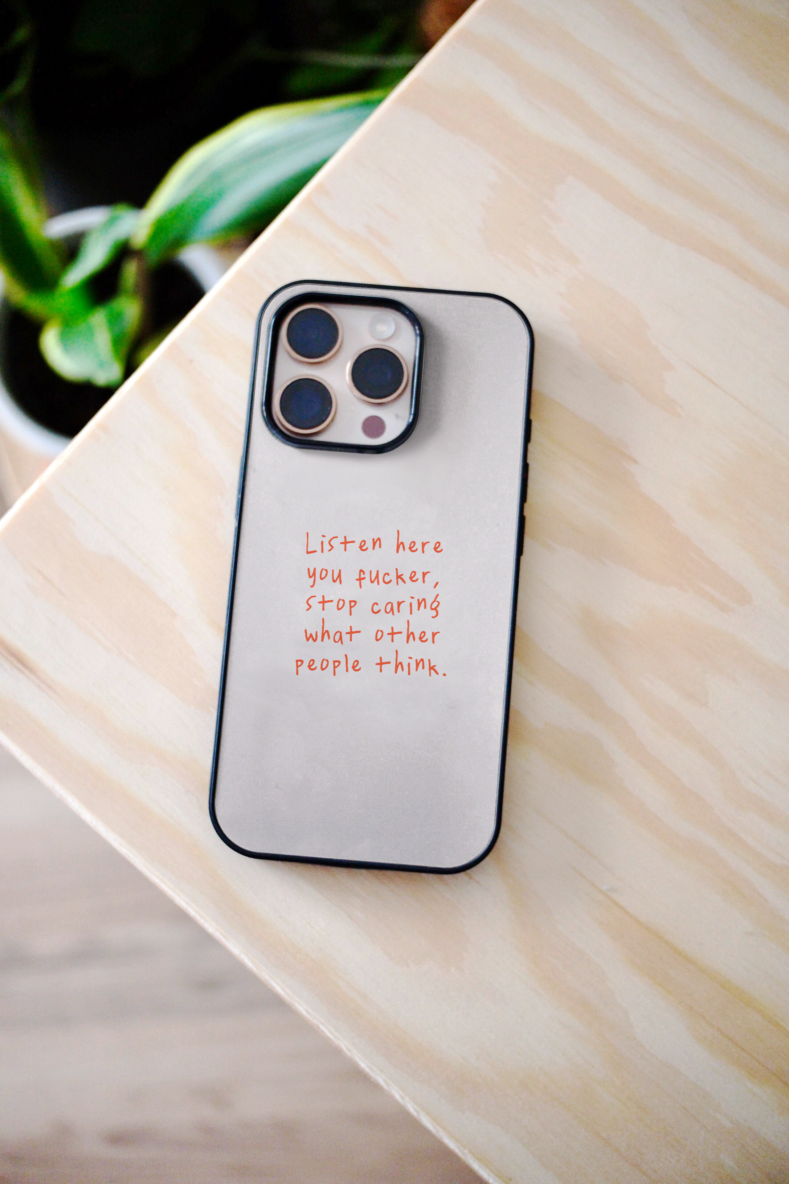 Wisdom and Wonder Designs – wholesale Phone case – Women’s – Listen Here You Fucker | Phone Case5