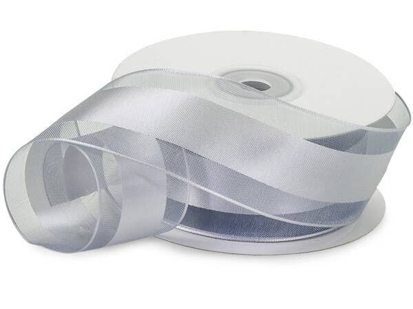 Nashville Wraps - Wholesale Ribbon - Gift Wrapping - Wired Satin Stripe Sheer Ribbon7