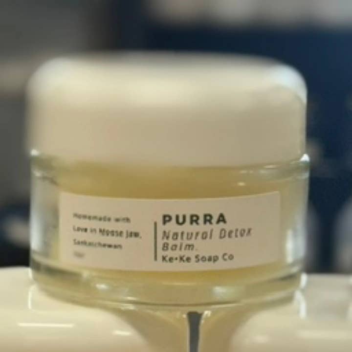 Purra Detox Balm for wholesale by Ke•Ke Soap Co
