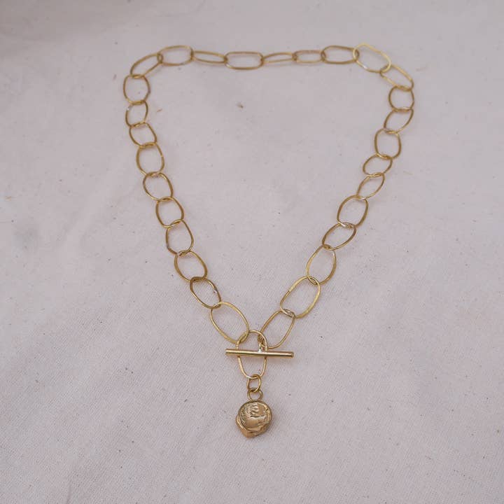 Collar Artemis Ancient Coin con diseño de león para venta al por mayor de Taken Twice
