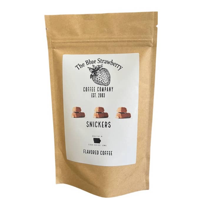 The Blue Strawberry Coffee Co - Wholesale Coffee Beans - Snickers (Flavored Coffee)