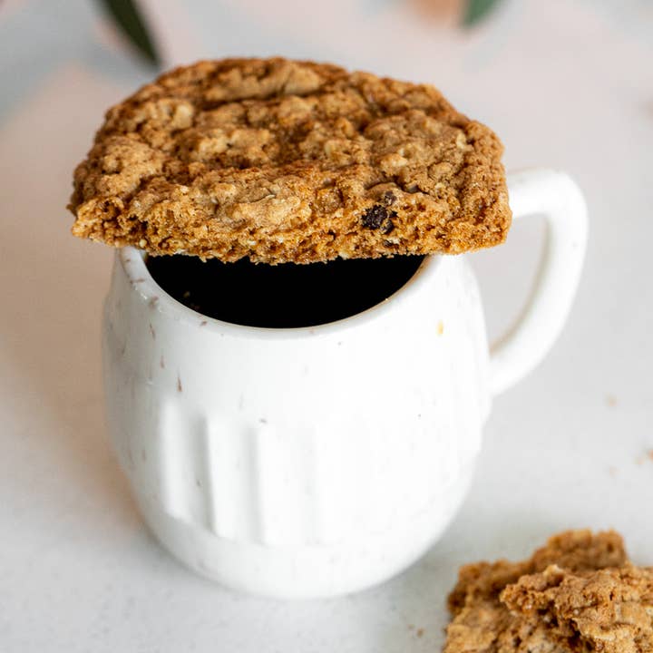 Mergulhas de Aveia Tostadas com Chocolate Branco com Cranberry - embalagem de 2 por atacado de Enjoy Biscotti Company