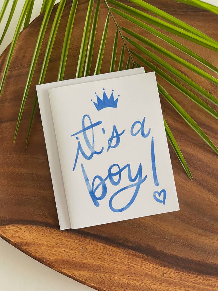 Det är ett pojkekort för wholesale av Chrissi G Design