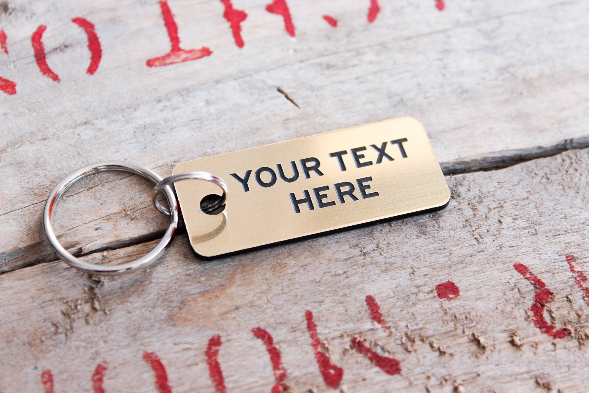 The Laundry Room Shop - Venta al por mayor Llavero - Unisex - Llavero de plástico grabado personalizado personalizable - Corazón4