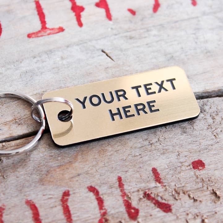 The Laundry Room Shop - Wholesale Keychain – Unisex - Customizable Personalized Engraved Plastic Keychain - Heart4