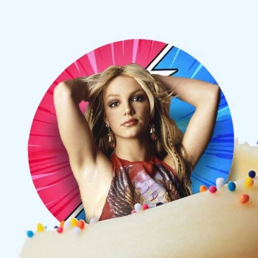 Topper de bolo Britney Spears por atacado de Cool Story Gifts