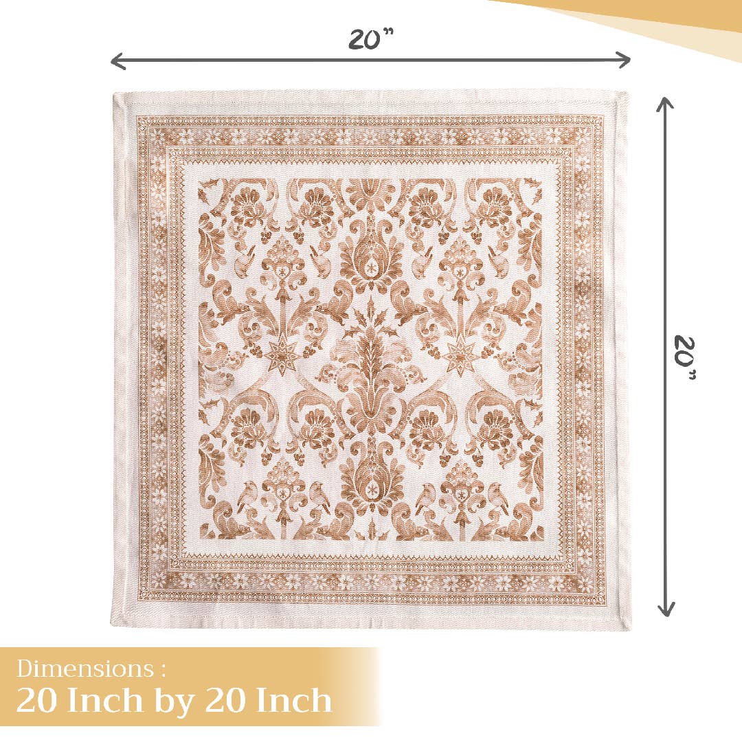 Maison d'Hermine - Design in Every Thread - Wholesale Dinner & Cloth Napkin - Napkins 100% Cotton 20" x 20" -  Fall - Set of 4 - Allure3