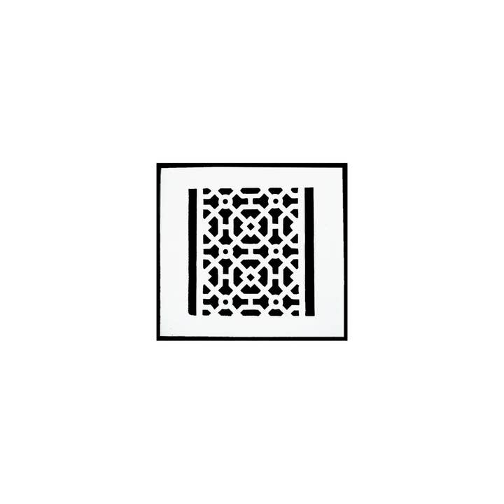 Rejilla de suministro de aire de 6"x6" con lamas de acero desmontables para venta al por mayor de Registers and Hardware Hub Inc.