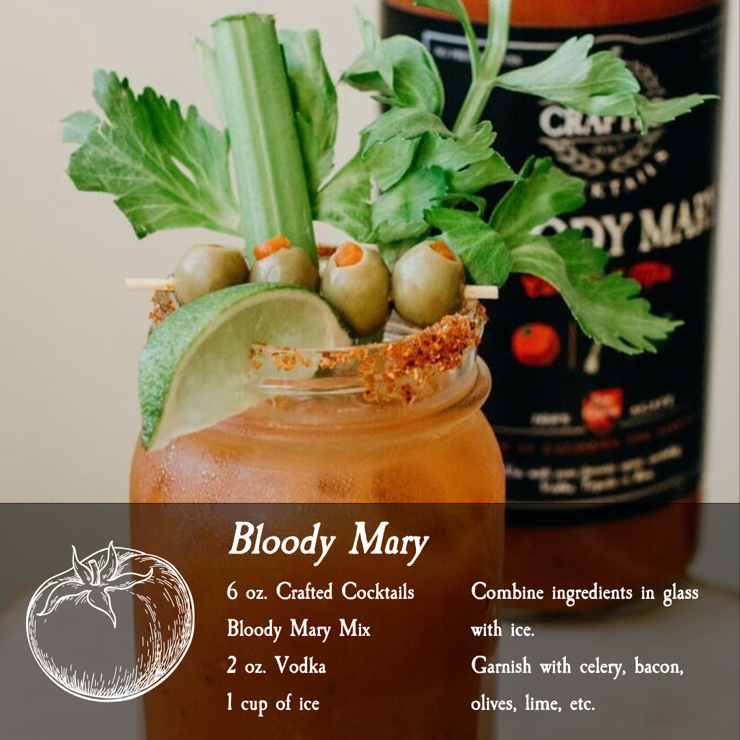 Crafted Cocktails - Wholesale Cocktail Mix/Syrup - Bloody Mary Nonalcoholic Cocktail Mixer3