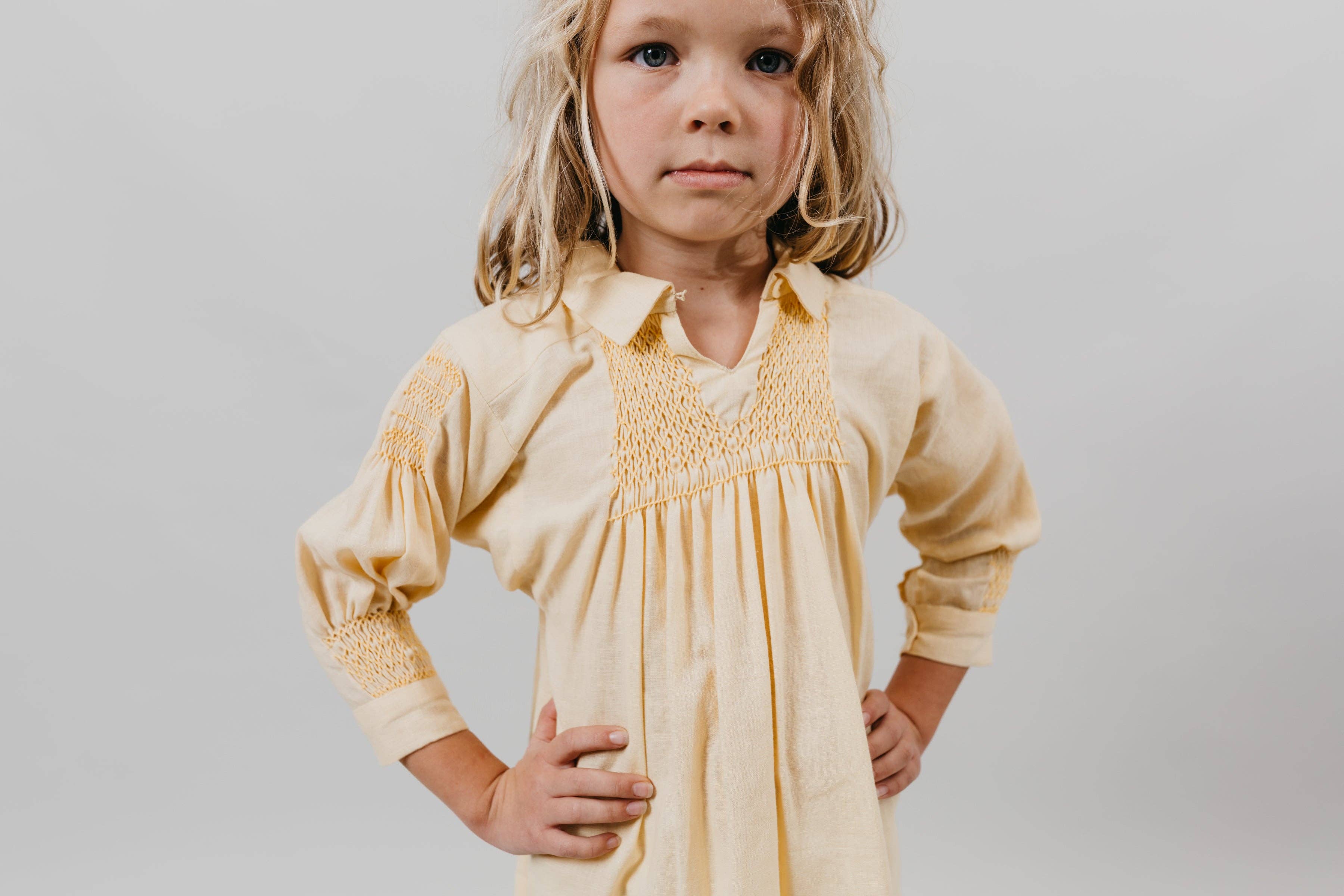 Folkwear - Wholesale Craft Sewing Kit - 221 English Smock - Sewing Pattern12