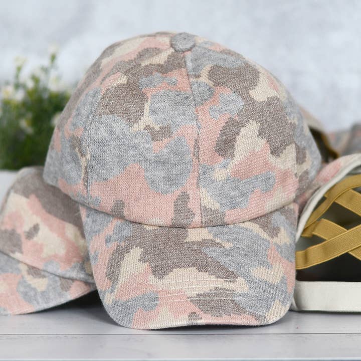 Mugsby - Vente Casquette de baseball – femme - Chapeau Camo Rose0