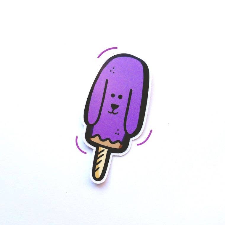RAD Stickers + Doodads - Wholesale Sticker - Pupcicle Die-Cut Vinyl Sticker