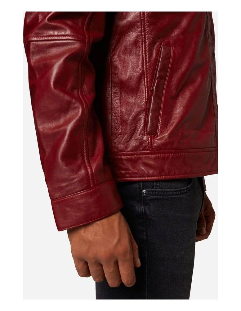Ricano - Wholesale Leather Jacket - Men's - Men's leather jacket 12815 - premium lamb leather12