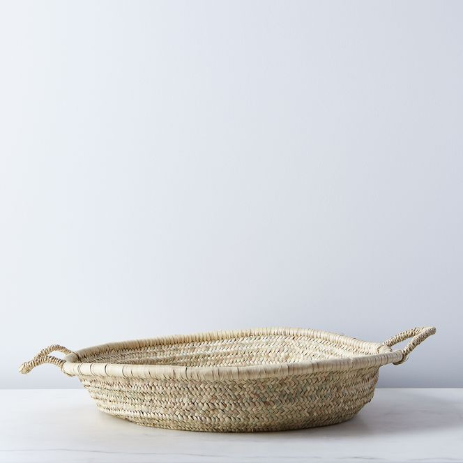 HandmadeBestSeller - Wholesale Basket - MOROCCAN LARGE WOVEN PLATE, Natural Table Basket4