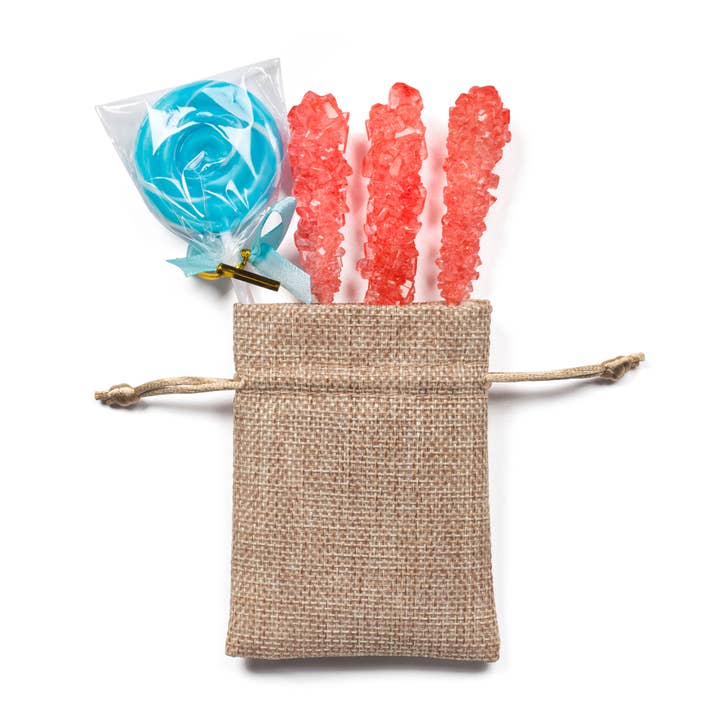 Hammont - Wholesale Gift Bag - Burlap Drawstring Bags 3X4 , 5X4, 4.8 X 7.2, 6.5 X 8.5