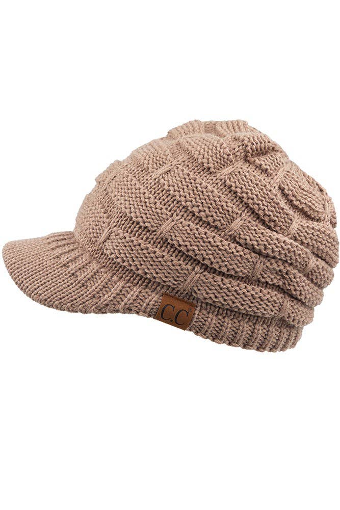 Hana - Wholesale Beanie - Women's - C.C Ribbed Knit Brim Beanie5