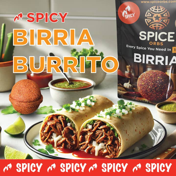 Spice Orbs - Wholesale Dried spice mix - Large SPICY Birria Spice Orbs10