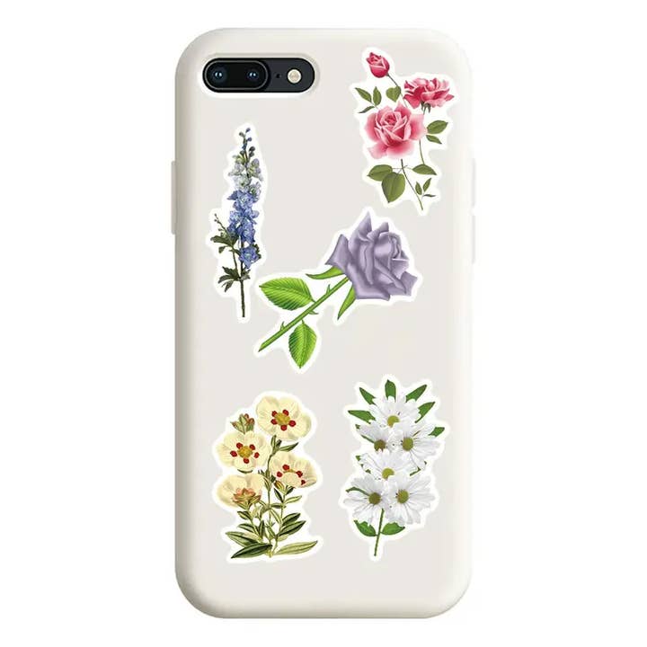Magnifique Hearts - Wholesale Sticker - Waterproof Floral Stickers: Fade resistant Decal Personalize