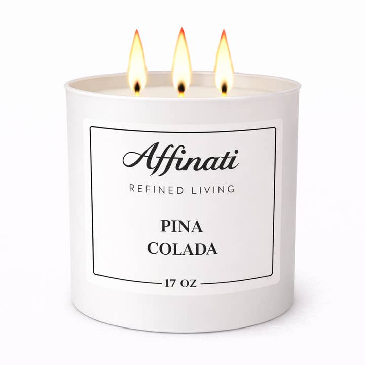 3-Wick Pina Colada Candle for wholesale by Affinati