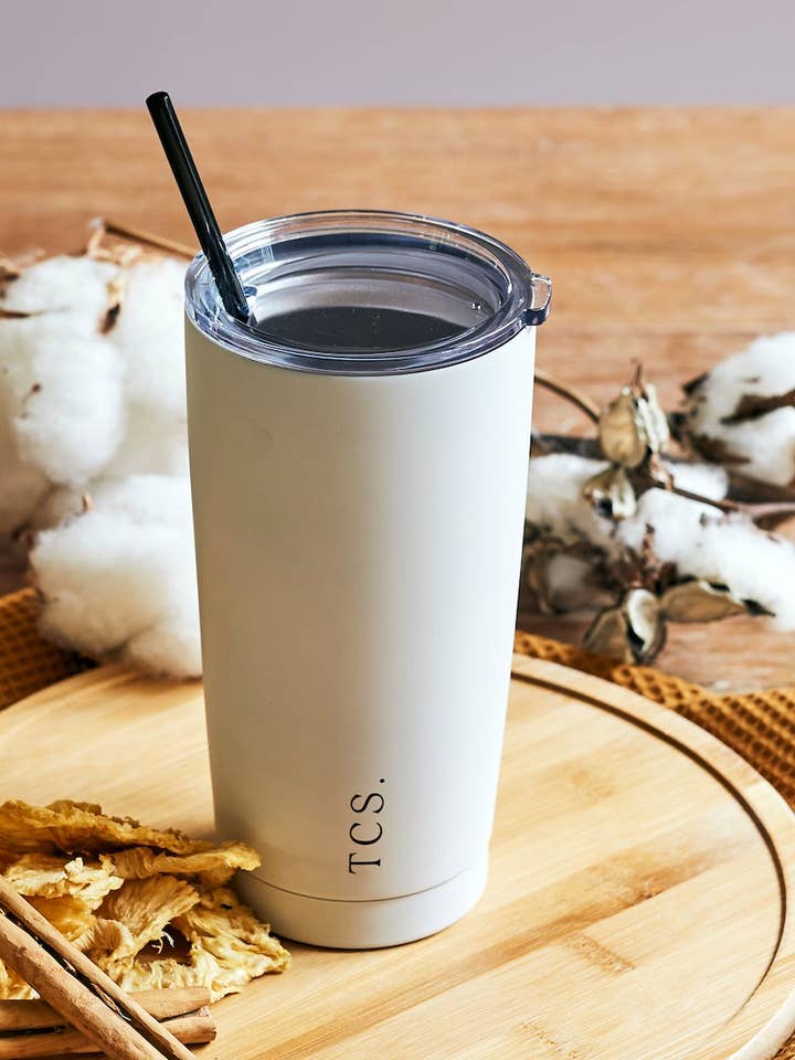 Insulated Smoothie Cup with Straw for wholesale by The Conscious Store