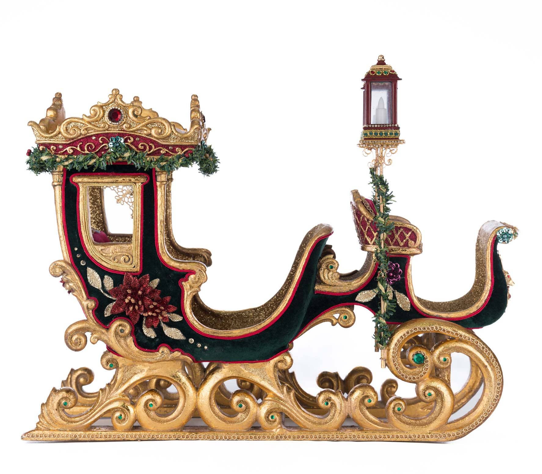 Katherine's Collection - Wholesale Christmas Decoration - Winter Balsam and Berry Sleigh2