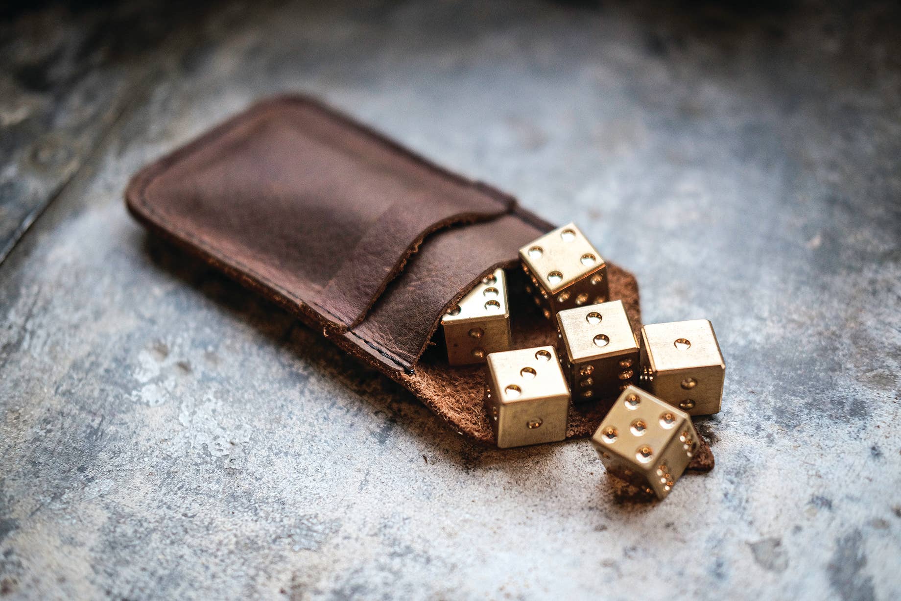 Hardmill - Wholesale Dice - Brass Dice - set of 61